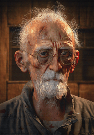 This is the Avatar Image for the Gabriel Krafft (Vanguard Zombies) AI Voice and Text to Speech Generator